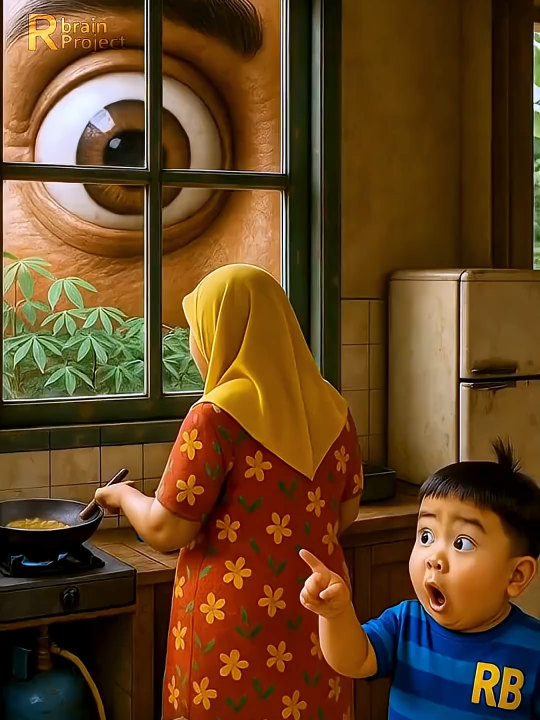 MAK ITU ADA MATA‼️, tennyata tung-tung lapar🤣