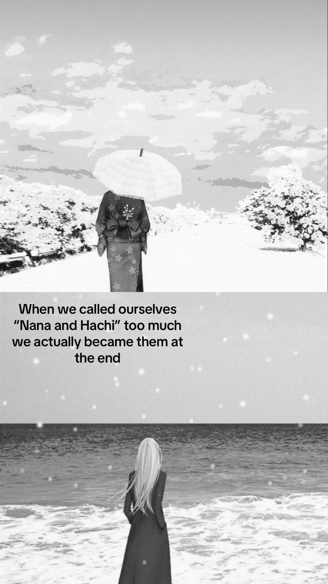 I thought we would be the happy ending of Nana and Hachi. #nanaanime #nana #fypシ