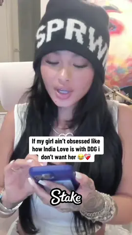 if my girl ain’t obsessed like how India Love is with DDG i don’t want her 😂❤️‍🩹#indialove #ddg #fyp #viral 