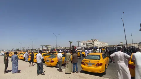 مضاهرات تكسي كركوك ضد التطبيقات 🙂