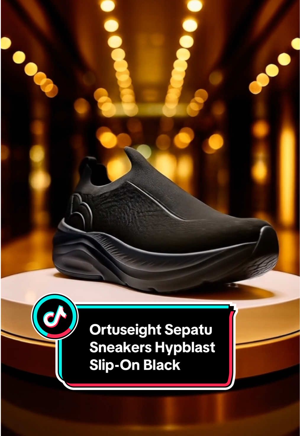 Ortuseight Sepatu Sneakers Hyperblast Slip-On Black  #sepatu #sneakers 