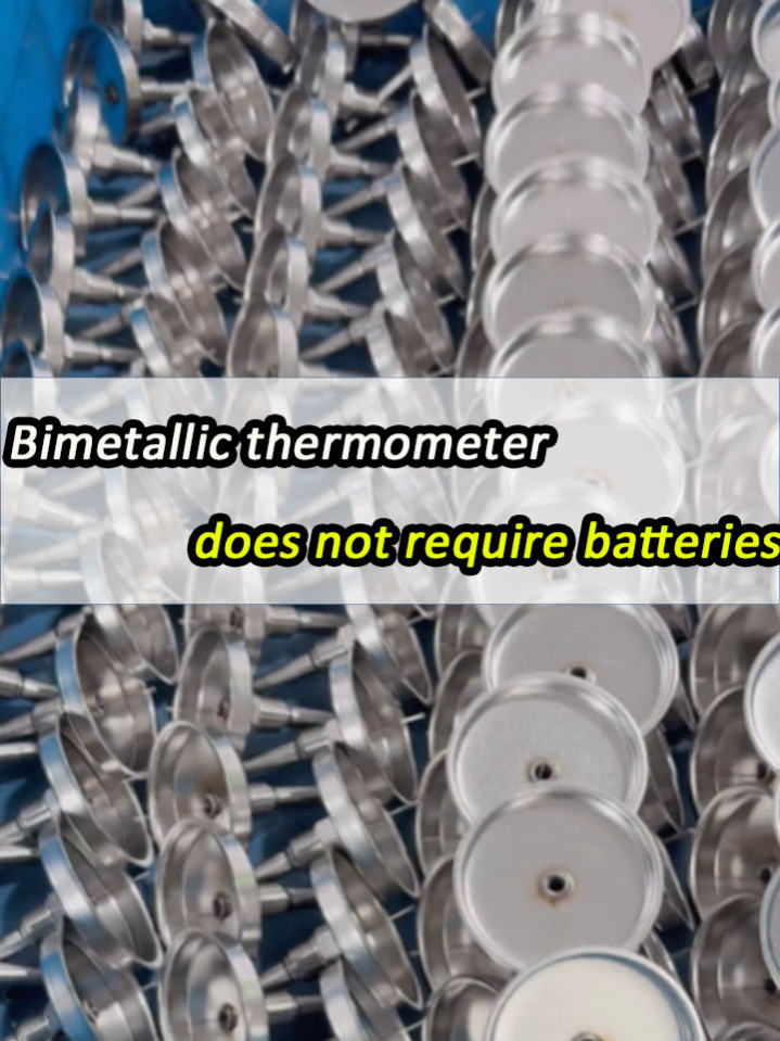 The bimetallic thermometer does not require batteries and can measure temperature conveniently at any time and place. #thermometer #MechanicalEngineering #instrument #bimetalthermometer #qualitywell #温度计