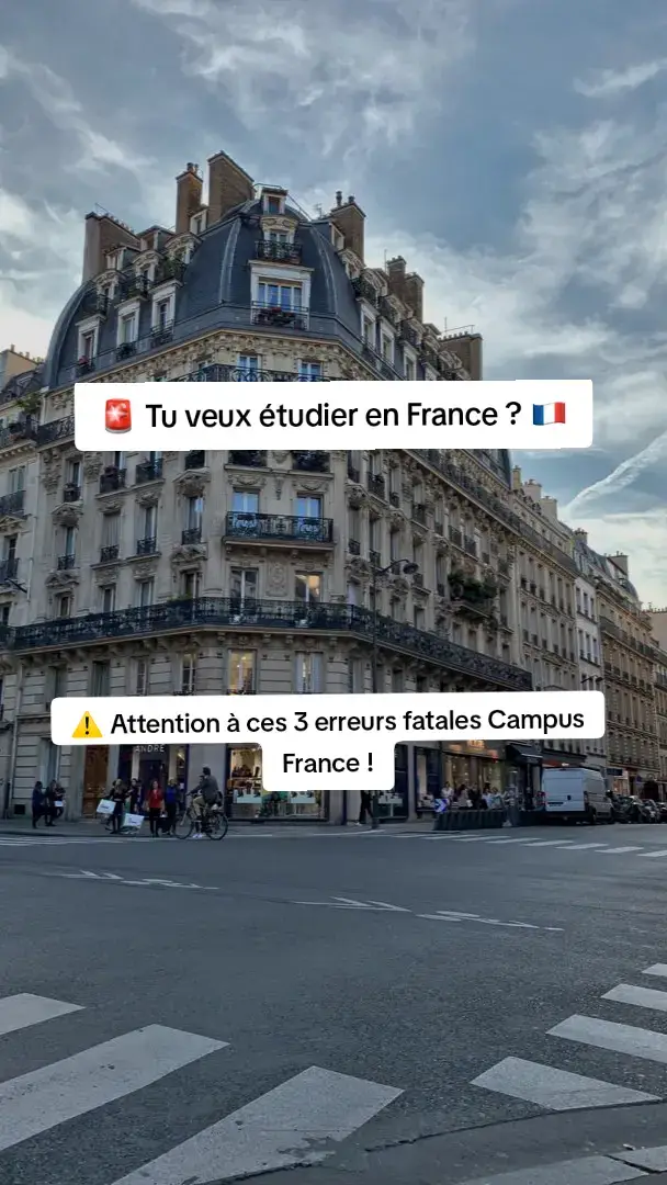 3 erreurs qui détruisent ton parcours Campus France 😱🇫🇷 #campusfrance #visaetudiant #etudierenfrance #nextstage #france 