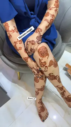 #حناء_خليجي #اجمل_لون_حنا 