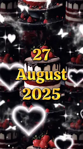 Happy Birthday 27 August 2025  #happybirthday  #birthday #happybirthdaytoyou #fyp #templatetiktok 