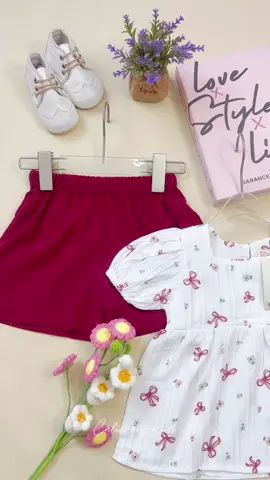 Peplum anak motif Ful dengan pita 🎀🎀😍😍  #pakaiananak #setanakperempuan #peplum #outfitanakkulucu #outfit #ootdanakhits #calibrarykids #akhirbulan 