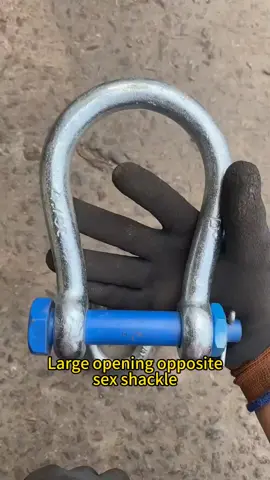 Large opening opposite sex shackle💕#fyp #lsrigging #rigging #shackle #shackles #viral 