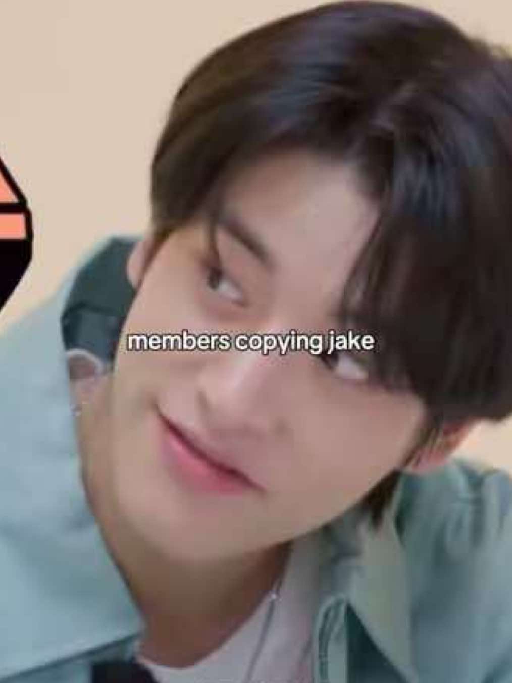ジェイクも真似するメンバーも全員可愛い😭💗 #jake #enhypen #enhypenedit #kpopfyp 