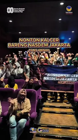 Nobar Kalcer Film Labinak 🎥 bersama DPD Partai NasDem Jakarta Barat. Senin, 25 Agustus 2025,DPW Partai Nasdem  Jakarta Bersama DPD NasDem Jakarta Barat menggelar acara nobar Kalcer Fil Labinak di Grand Parangon Mall, Taman Sari, Jakarta Barat. Film Labinak : Mereka Ada Di Sini menghadirkan cerita tentang teror psikologis dan kanibalisme.  Terima kasih kakak - kakak yang sudah hadir di acara nonton bareng Kalcer ditunggu keseruan nobar Kalcer berikutnya 🙌 #capcut #beranda #labinak #fyp #xybca 