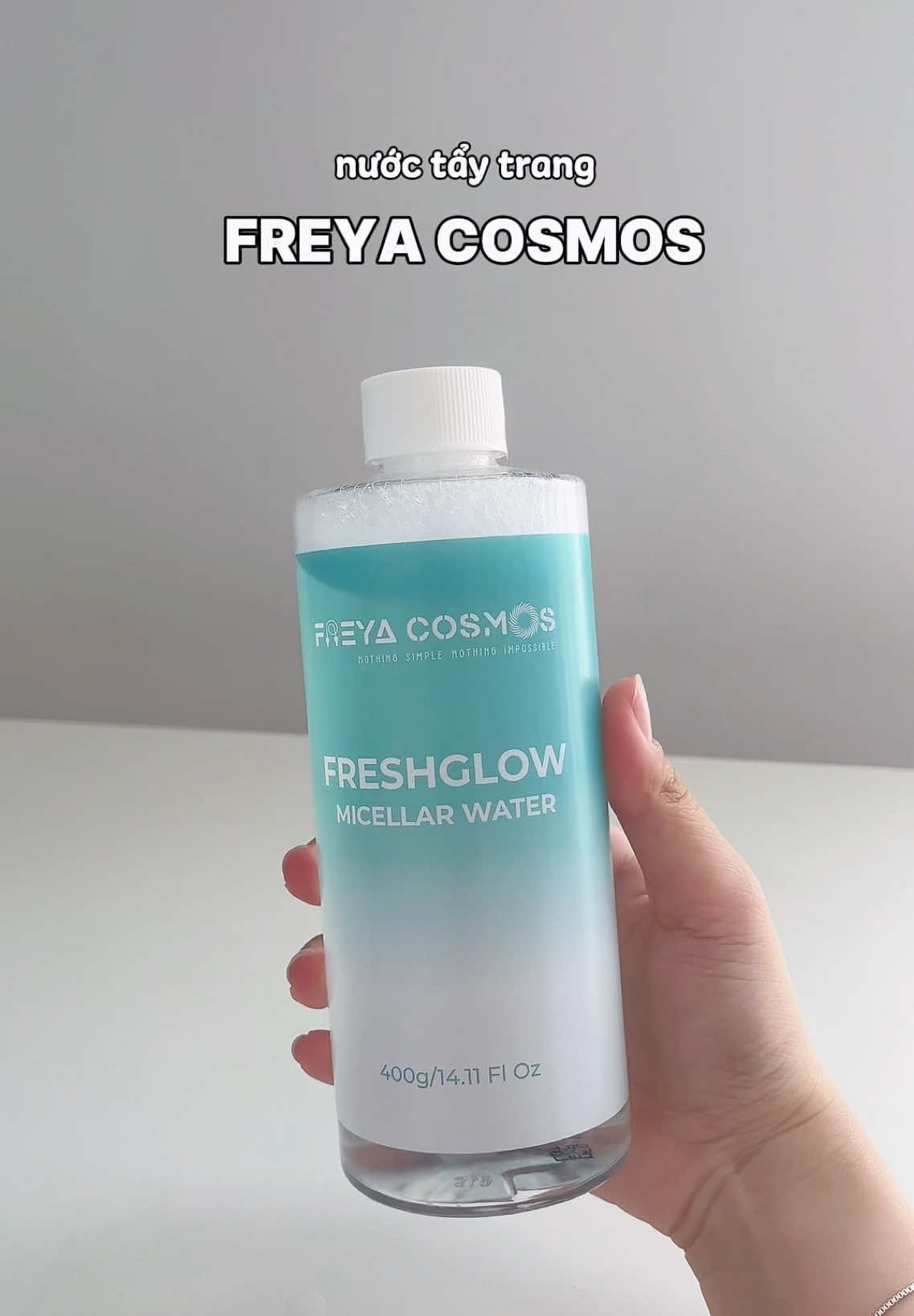 Nước tẩy trang Freya Cosmos ngon bổ rẻ làm sạch da phục hồi cấp ẩm ✨💦 #hgreview #nuoctaytrang #freyacosmos #nuoctaytrangfreya #nuoctaytrangfreyacosmos 