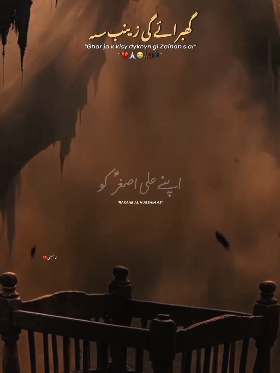 𝘚𝘢𝘭𝘢𝘮 𝘦 𝘈𝘬𝘩𝘪𝘳 𝘉𝘪𝘣𝘪 𝘡𝘢𝘪𝘯𝘢𝘣 𝘴.𝘢😭💔🙏🏻🏴🥀🥺 #yazainab_sa_ya_shareekatul_hussain_as#8rabiulawal#whatsappstatus#viralvideo#fypシ゚viral 