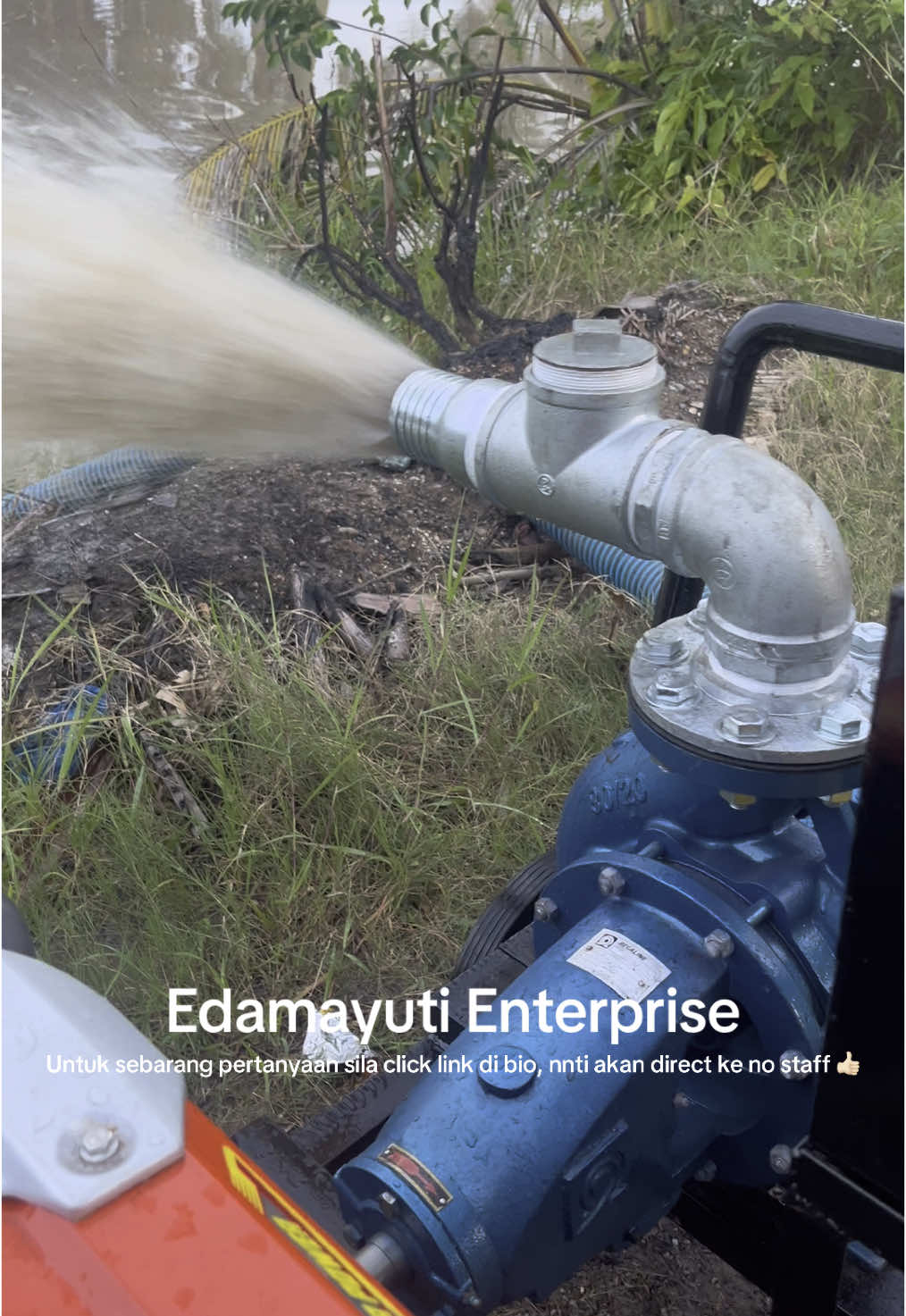 Testing 4 inch Regaline Pump c/w China Engine 22hp 👍🏻 Untuk sebarang pertanyaan boleh click link di bio, nnti akan direct ke no staff. Hari Peladang, Penternak & Nelayan Peringkat Negeri Kedah tahun 2025 akan berlangsung,  Pada : 28 - 31 Ogos 2025  Bertempat di : Taman Jubli Emas, Alor Setar.  Masa : 10 pagi - 10 malam Semua di jemput hadir ke booth pameran kami Edamayuti Enterprise. Ada promosi merdeka untuk pembelian input pertanian dan mesin pertanian.  Kami bawakkan produk dari @รถตัดหญ้าปัญญา PANYA THAI 🇹🇭 , Baja CP Bio Organik dan juga Baja Sebatian Peladang. Dapatkan harga promosi sepanjang pameran berlangsung.  Sebarang Pertanyaan boleh hubungi : 019-545 6114 (Ati) 017-439 4861 (Fitrri) @fitrrishah (Raja)  JUMPA ANDA DISANA 🫶🏻 #haripeladangpenternaknelayan2025 #hppnk2025 #drivingcartlawnmower #highpressurewaterpump #cpbioorganic #peladang #bajabuah #kebun #dusun #bajapeladang #padangsekolah #golfcourse #kebunsawit #kebundurian #perapitanah #edamayuti #fyp #fy #fypシ