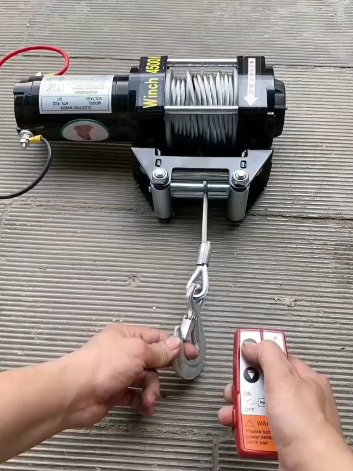 Tời điện 12V DBK 4500LBS có điều khiển từ xa. #toidien#nangha #dbkvn #xehoi #diendandung