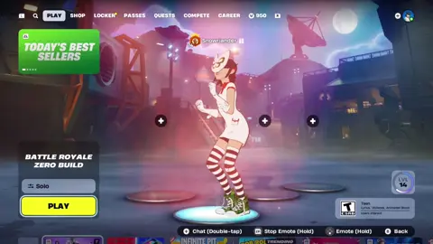 The DARE emote is so expressive!! #fortnite #fortniteemote #fortnitebattleroyale #gorillaz #noodlegorrilaz 