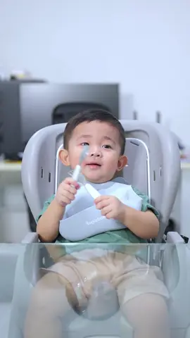 ASMR ala Caleb  alat makan & Glass container pakai @Sugarbaby.co.id  #sugarbaby #foodcontainer #wadahmpasikaca #mpasi
