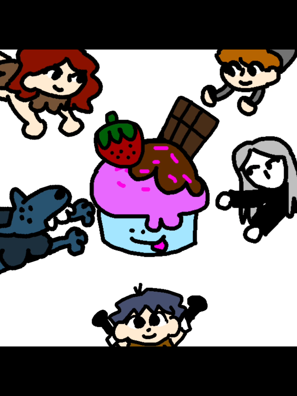 Risposta a @uteruschopper25   She got icecream!!! with more sprinkles, strawberries, chocolate and fudge too!! last post for this week probably 💔  i wanted to add Le'garde exploding too but at the end i chose not to, sorry Ragnvalrd . . . . . #funger #fearandhunger #girlfearandhunger #caharafearandhunger #darcecataliss  i cant tag them all💔
