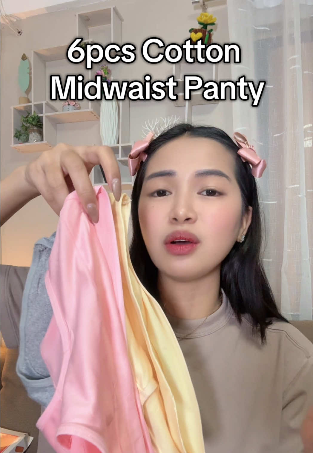 SA MGA MOMMIES DYAN,BILI BILI DIN PAG MAY TIME😁 #cottonpanty #6pcsunderwear #underwearforwomen #midwaistunderwear #breathablepanty 
