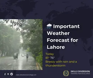 [26/08, 15:19] Psychologist Mazia Haq Office: Rain continues to fall in Lahore, with light showers in Cantt, Saddar, Walton, and around Ferozepur Road. Heavy rain is reported around Lahore High Court, Mall Road, Hall Road, and adjoining areas, while torrential rain has started at Baradari near the River Ravi. The rainfall and cool breeze have made the city’s weather delightful. The current temperature in Lahore is recorded at 27°C, with a maximum temperature expected to reach 31°C. [26/08, 15:20] Psychologist Mazia Haq Office: #LahoreRain #LahoreWeather #Monsoon2025 #RainUpdate #WeatherAlert #PakistanWeather #HeavyRain #LahoreNews #RainInPakistan #monsoonseason😍 
