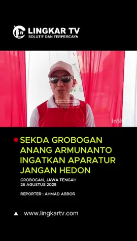 Sekda Grobogan Anang Armunanto Ingatkan Aparatur Jangan Hedon Viral di media sosial, seorang oknum perangkat desa di Grobogan memamerkan mobil yang dikendarainya hingga memicu tanda tanya publik. Pemkab Grobogan membenarkan identitas oknum tersebut dan telah meminta keterangan. Sekda Grobogan Anang Armunanto menyebut yang bersangkutan sudah mendapat teguran dari desa serta arahan sesuai prosedur. Anang mengimbau aparatur pemerintah untuk tidak bergaya hidup hedon atau flexing, sekaligus mengingatkan pentingnya menjaga etika dan sopan santun di media sosial.