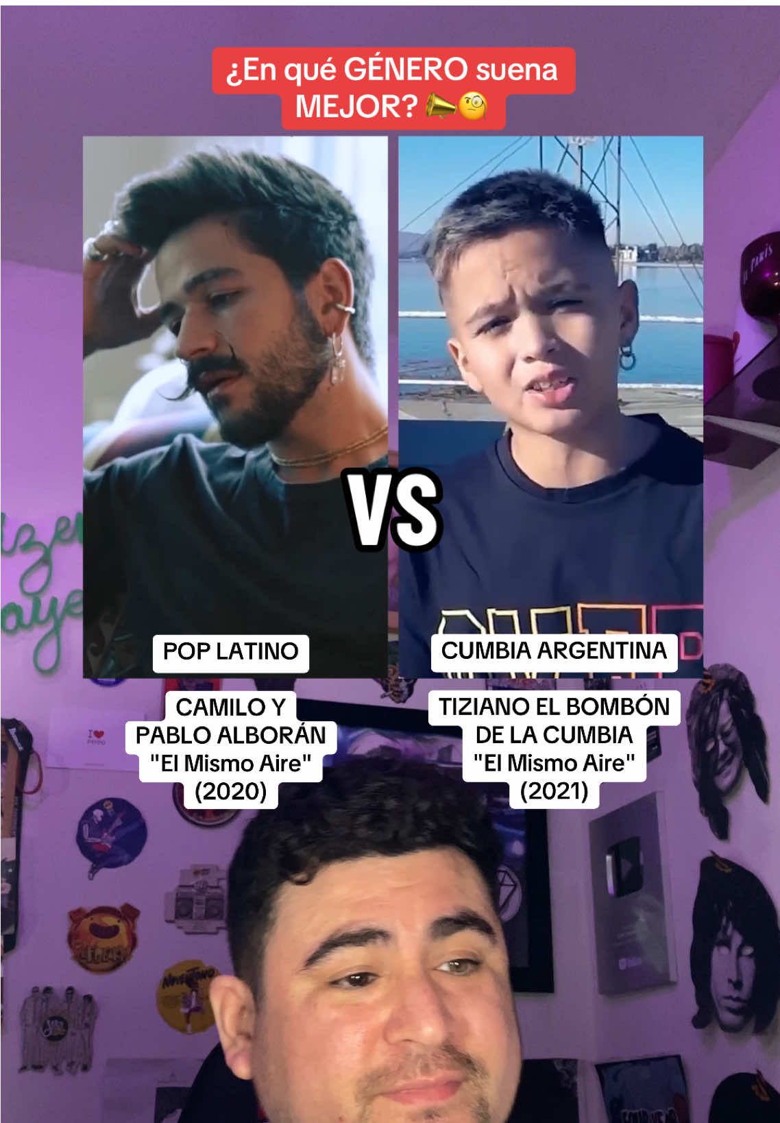 ¿En qué GÉNERO suena MEJOR? 📣🧐 #camilo #pabloalboran #elmismoaire #cumbiaargentina
