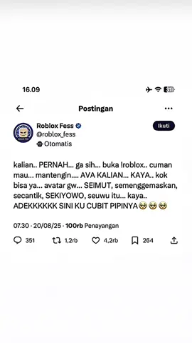 kedat kedut nih ngikut ketua @arthadaa #fyppppppppppppppppppppppp #roblox #robloxindonesia #trend #viraltiktok 