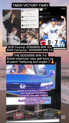 Menyala DUO DAEGU DODGERS BOY ⚾🔥 #kimtaehyung🐯 #agustd #dodgersbaseball #bts_official_bighit 