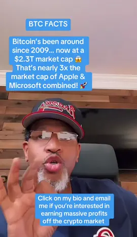 Bitcoin = $2.3T 💎 That’s almost 3x bigger than Apple & Microsoft combined! 🚀 #bitcoin #bitcointrading #bitcoinews #micorsoft #apple #altcoinseason #investor #fyp #cryptotrading #blockchainbullhorn 