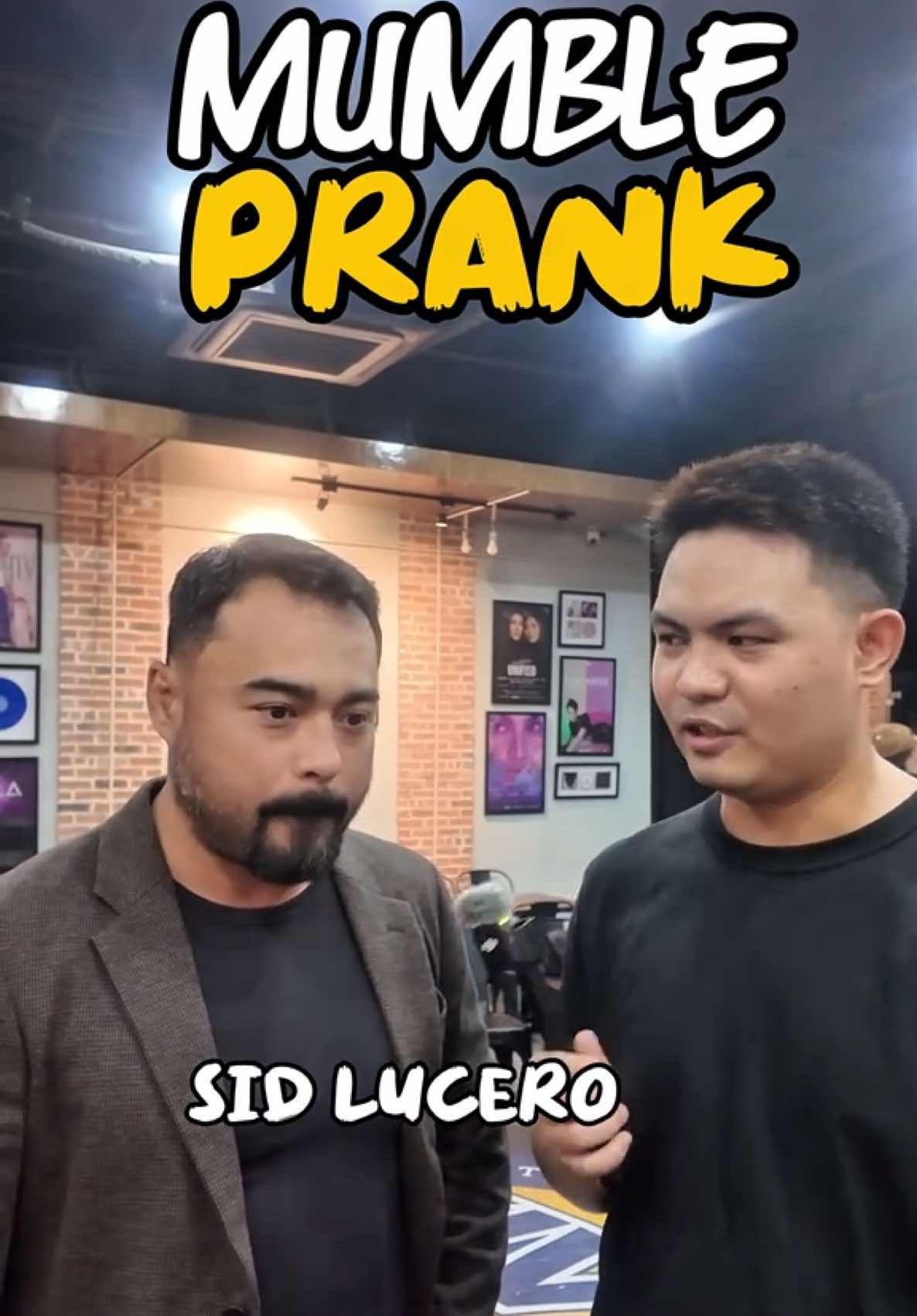 Mumbling Prank to #SidLucero one of the lead stars of POSTHOUSE Now Showing in Cinemas!  #mumble #comedy #funny #prank   @Viva Films  