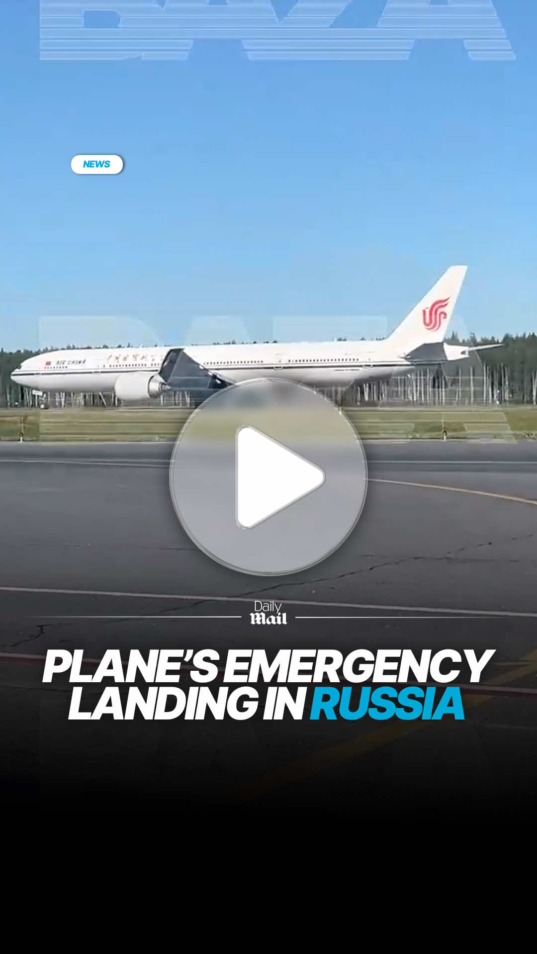 A plane from London Heathrow with 311 people on board made an emergency landing in Russia early today. The Boeing 777-39L(ER) suffered 'engine failure' and requested landing at Nizhnevartovsk in Siberia. #boeing #plane #emergencylanding #russia 