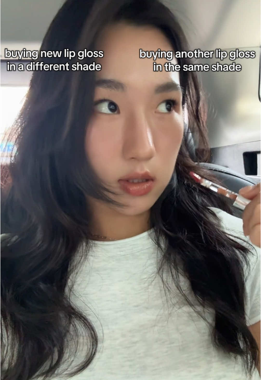 where my muted rosy lip colored girlies at  #makeup #koreanmakeup 