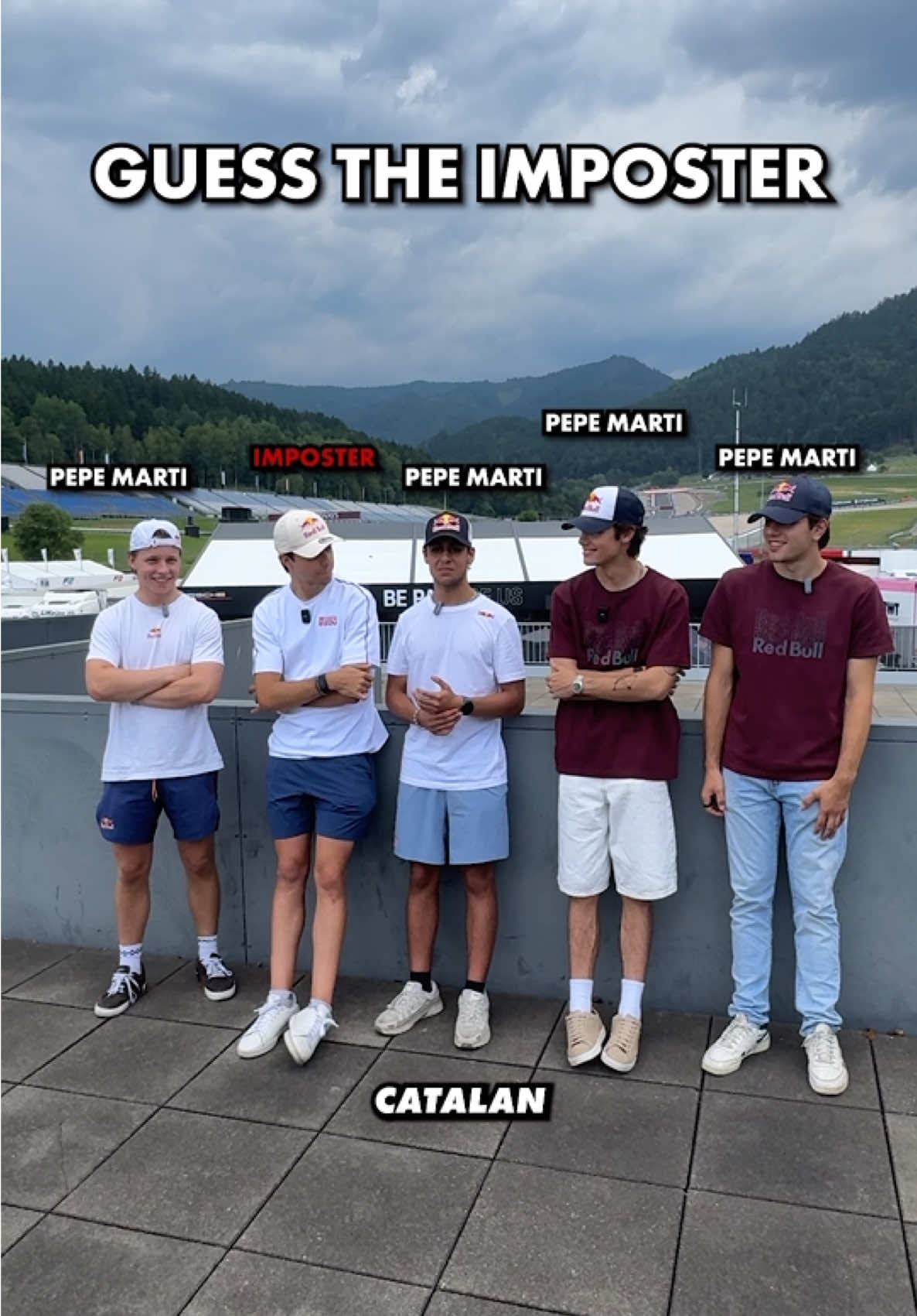 Guess the imposter… 👀😂 #RedBullJuniorTeam #GivesYouWings #imposter #funny 