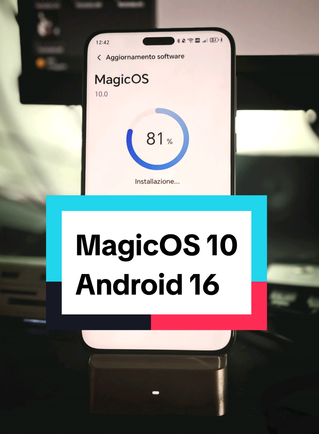 Rilasciata la versione BETA di MagicOS 10 basata su Android 16 per HONOR Magic7 Pro. Si installa subito e la si prova! #honormagic7pro #magicos10 #magicos #android16  @Honor Italia 