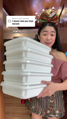 Replying to @nipa Mura lang pero makapal ang quality. #foodtray #foodcontainer #lagayannghanda 