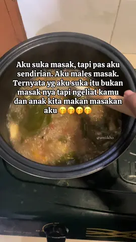 Senang pokoknya ❤️ #masak #makan #istri 
