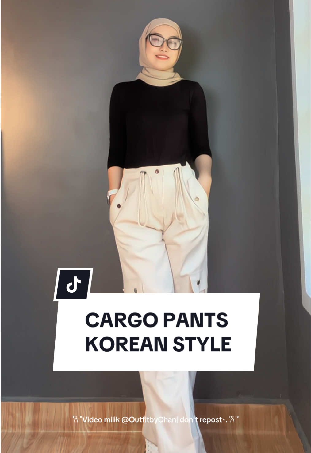 Sesuka itu aku sma cargo pants cakep lagi warnanya yuk samaan  #cargopants #celanacargo #cargokoreanstyle #celanakargowanita #cargopantsoufit 