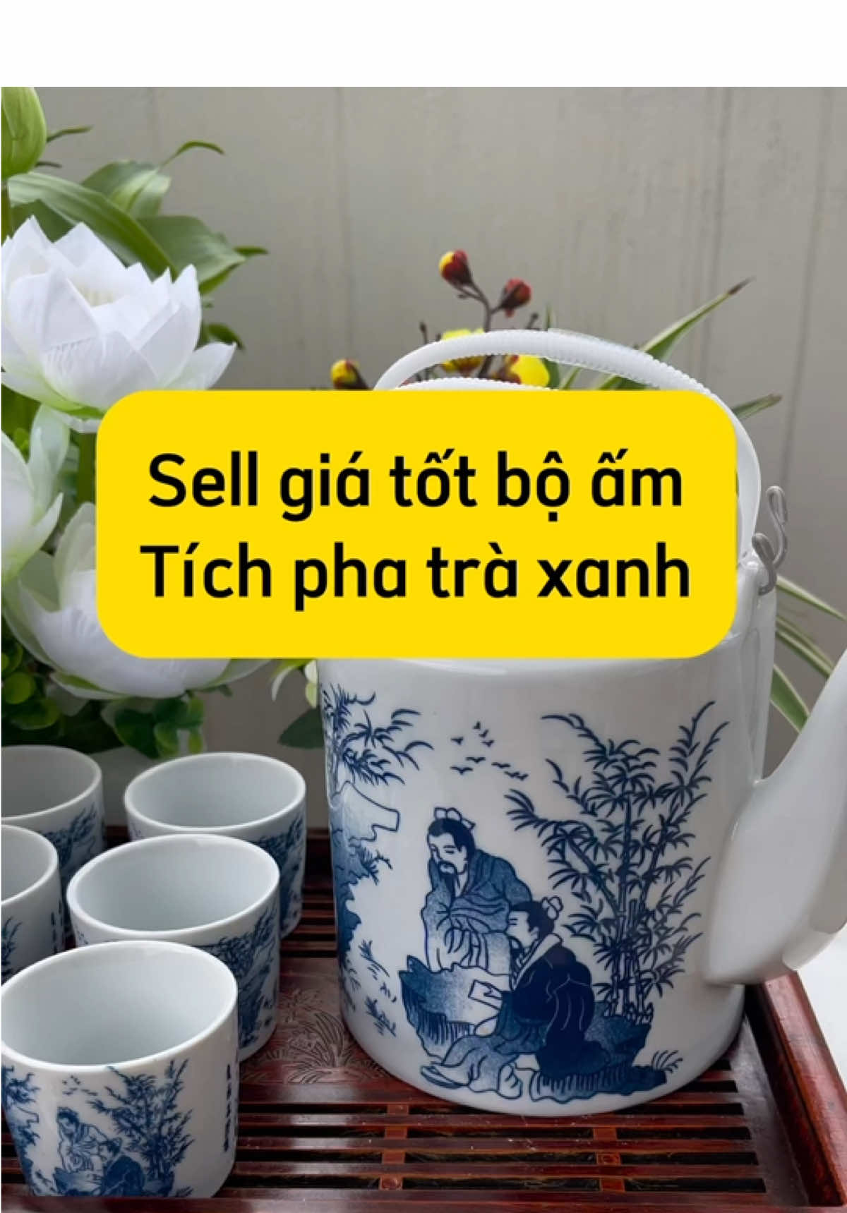 Sell duy nhất hôm nay  Bộ giỏ ủ ấm tích pha trà đang trợ giá tốt lắm nè#gianganh1987 #boamtra #amtichbattrang #amtich #bogioamtich 
