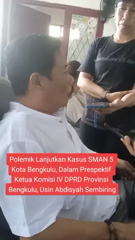 Kasus SMAN 5 Kota Bengkulu.
