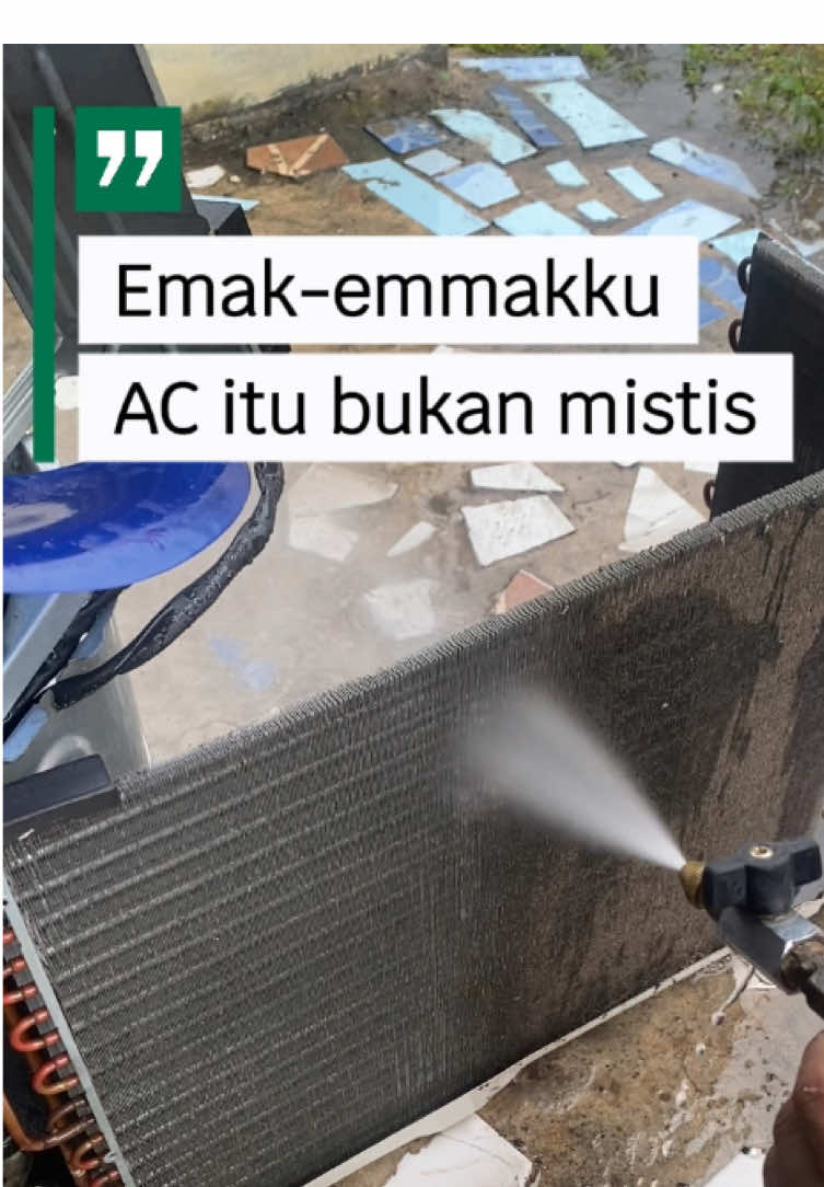 Emak-emmaku AC it bukan benda mistis #airconditioner #edukasiac #cuciac #pasangac 