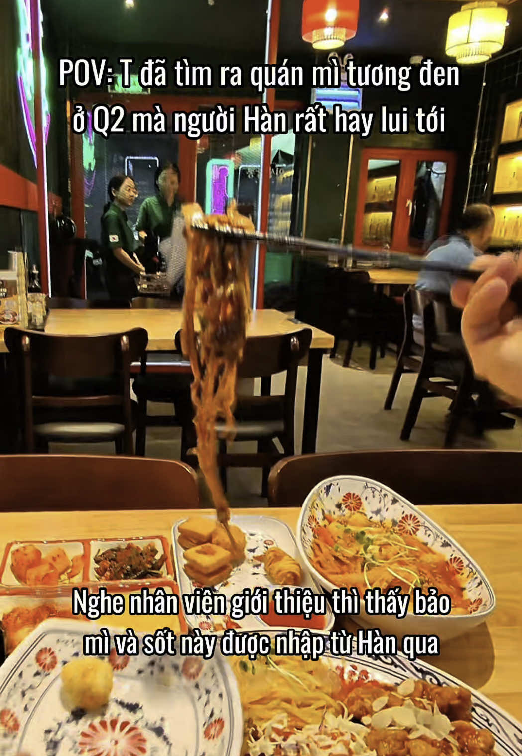 POV: T đã tìm ra quán mì tương đen ở Q2 mà người Hàn rất hay lui tới #pov #alonepov #Doyajjambbong 