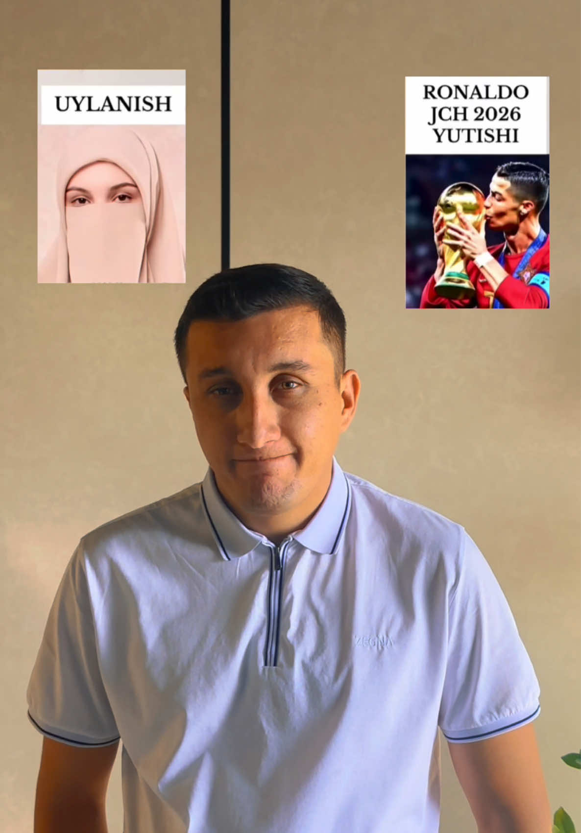 😅 Hayotda eng qiyin savol: uylanishmi yoki Ronaldu 2026-yil Jahon chempioni bo‘lishimi? Bizning javob oddiy – Ronalduni tanlaymiz! 🐐⚽️🔥 #IkromRozimurodov #IkromRuzimurodov #Ronaldu #GOAT #WorldCup2026