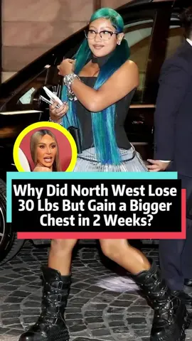 Why Did North West Lose 30 Pounds But Get a Bigger Chest in Half a Month? No One Realizes Kim Kardashian's Three Plans Are Ruining Her#northwest #fyp #kinkardashian #usa #kyliejenner 