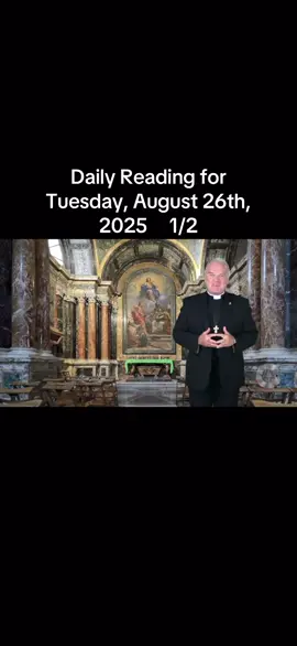 Hello friends, I’m just a laity reposting the daily readings from Deacon Keith Fournier and his YouTube channel is: Catholic Online.  God bless! #fyp #like #share #tiktok #daily 