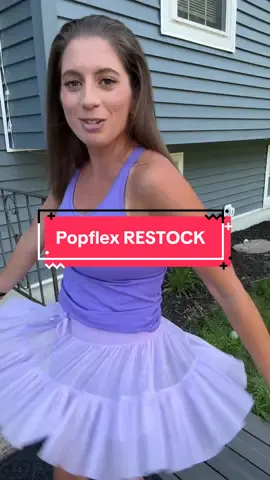 Popflex finally restocked their best selling pirouette skirt in lavender and ivory! These skirts are adorable and so comfortable #tiktokshopcreatorpicks #tiktokshoplabordaysale #popflex #skirt #taylornation 