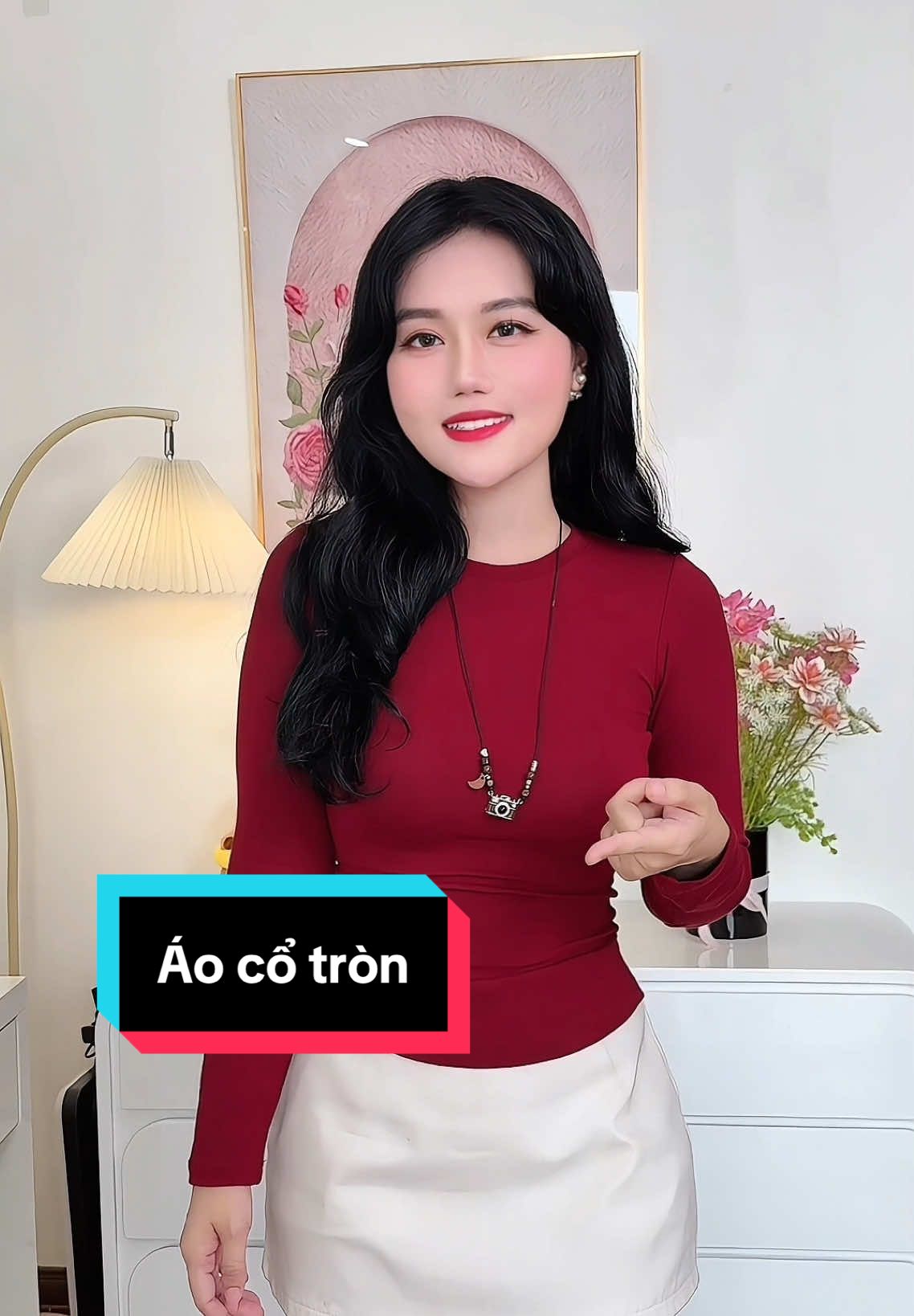 Áo thun cổ tròn dài tay #aothun #aocotron #trending #viral #hienhoidieu 
