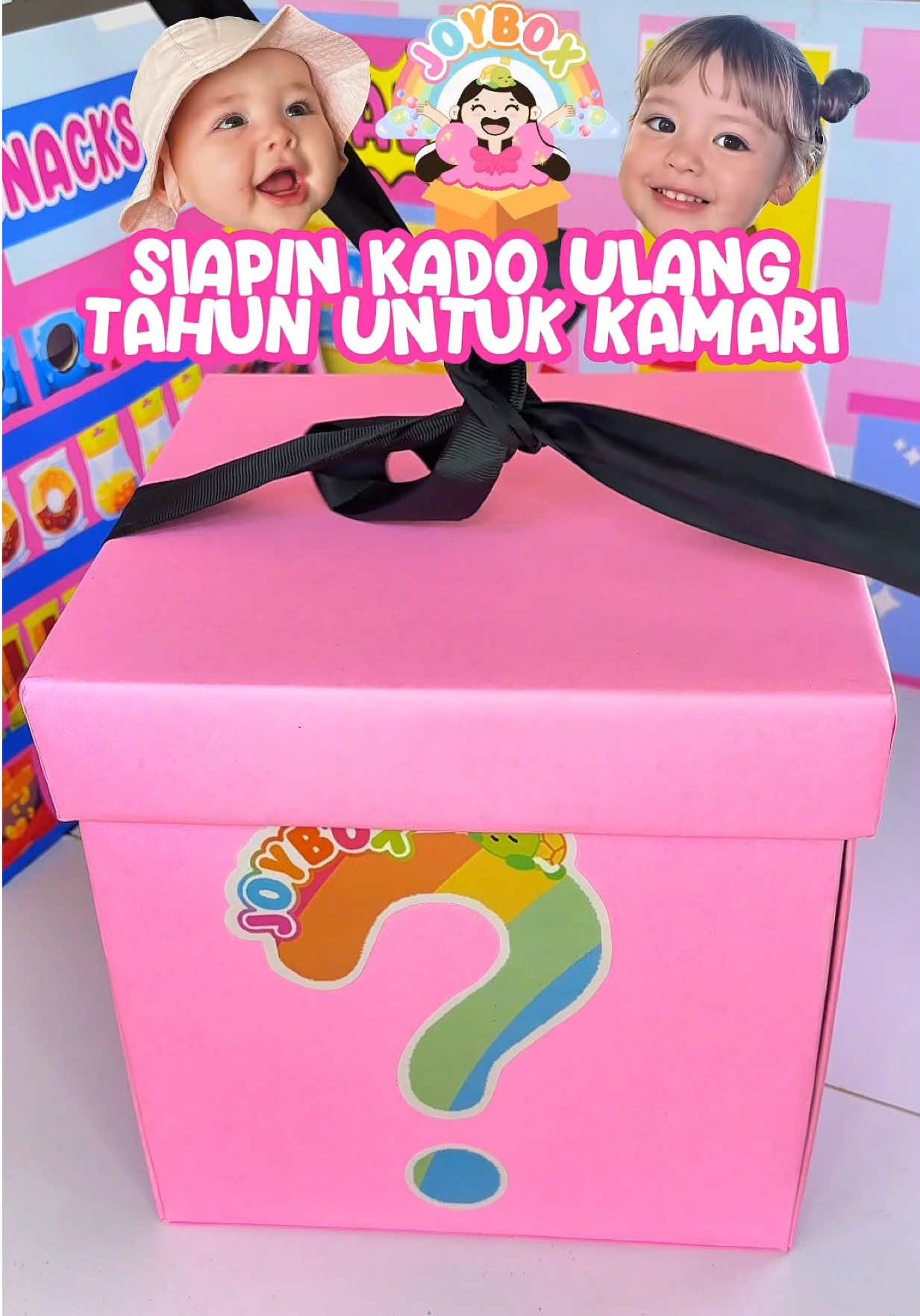 KADO ULANG TAHUN UNTUK KAMARI @Mamanya kamari dari JOYBOX 🥳💖🎁  !! Gak sabar liat ekspresi kamari unboxing surprise box joybox 😍 ! Buat temen” yg mau beli surprise box flying butterfly juga bisa klik link di bio kita ya 💖  #joybox #kamari #mamari #slime #kamariskywassink 
