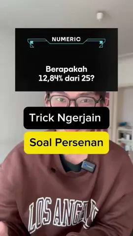 Udah Pada Tau Trick Hitung Persenan Yang Ini? #belajarsemenit #itb #matematika #edukasi