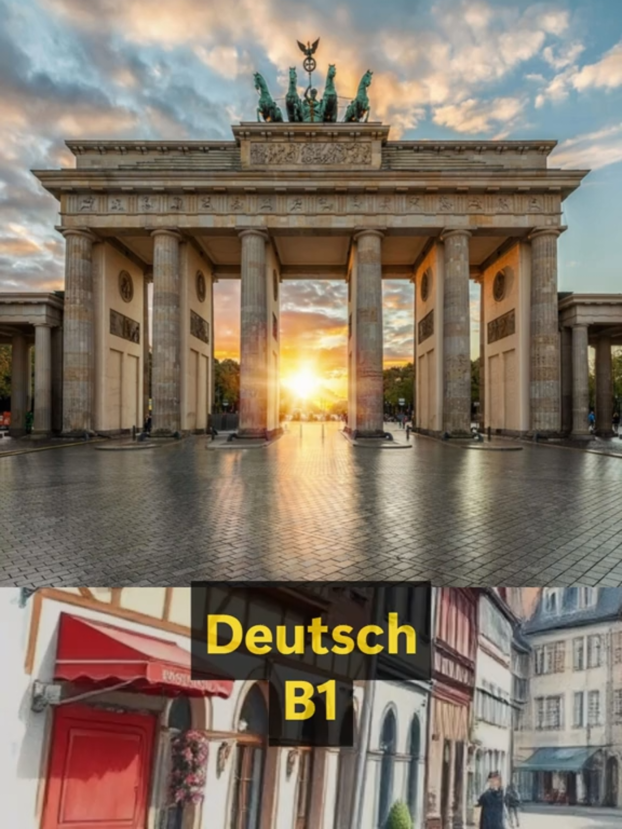 🇩🇪 Deutsch B1 - Brandenburger Tor: Ein Symbol für Berlin Kurze Übungstexte für Deutschlernende #Deutsch #German  #BrandenburgerTor #DeutscheGeschichte #Architektur 