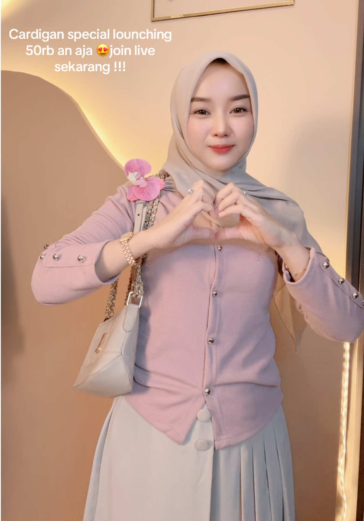 Masuk live skrg guys specil promo 😍 #cardigan #kulot #fyp 
