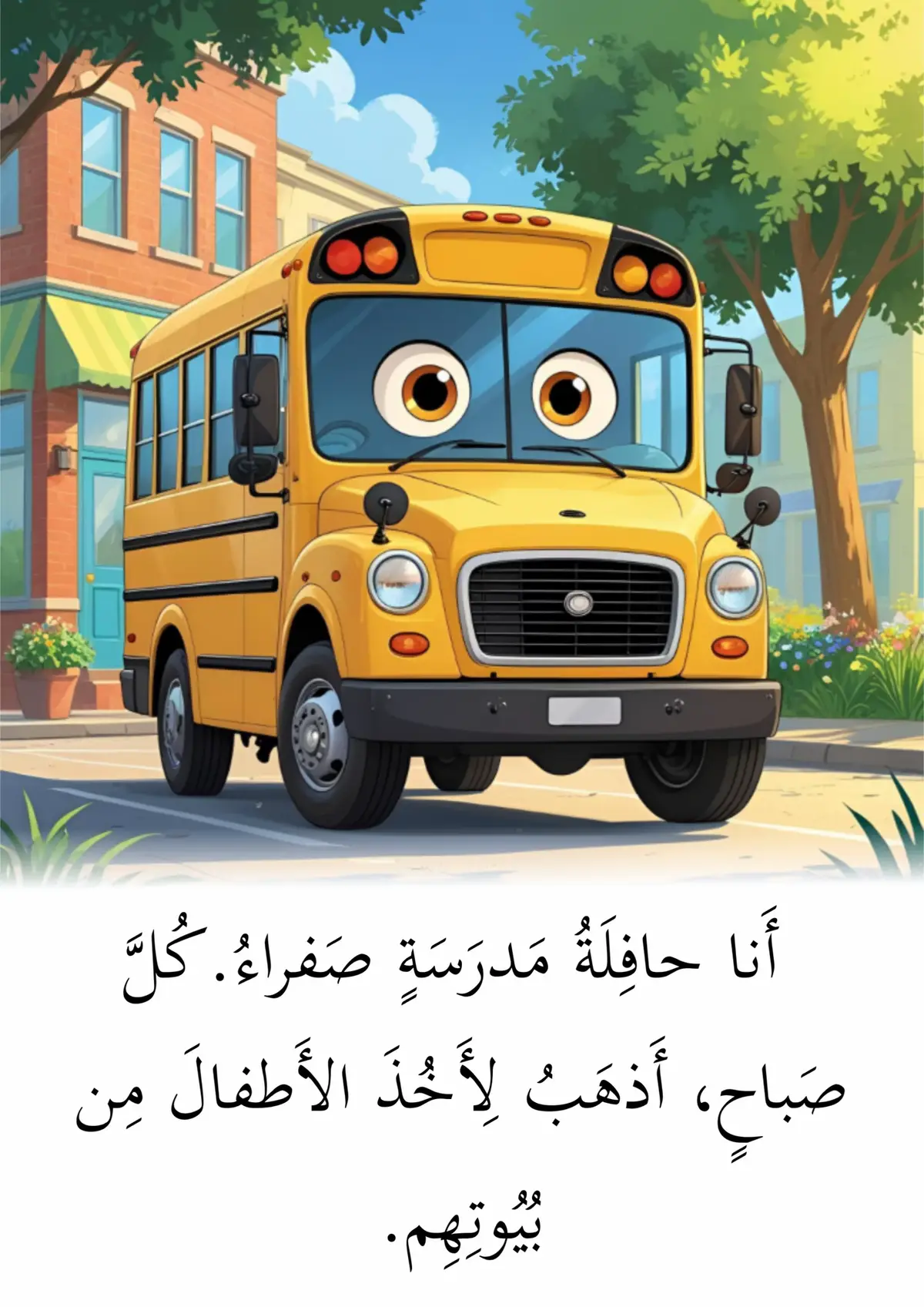 The school bus is not just an ordinary vehicle. It is a faithful friend that stays strong and patient while carrying children to gain knowledge every day. We must appreciate it, for behind its wheels and engine lies a great service in helping our journey toward the future.#arabictiktok #learnarabic #arabicclinic