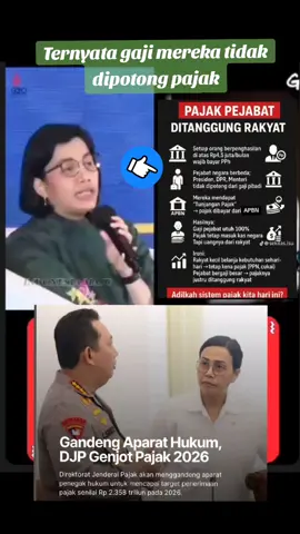 gaji pejabat tidak dipotong pajak